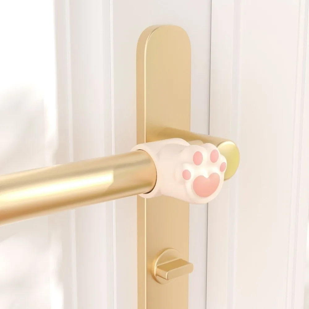 4 قطعة سدادة باب من السيليكون المتين المضادة للصدمات على شكل كرتوني مقبض الباب كتم الصوت واقي حائط عملي لتزيين المنزل #3