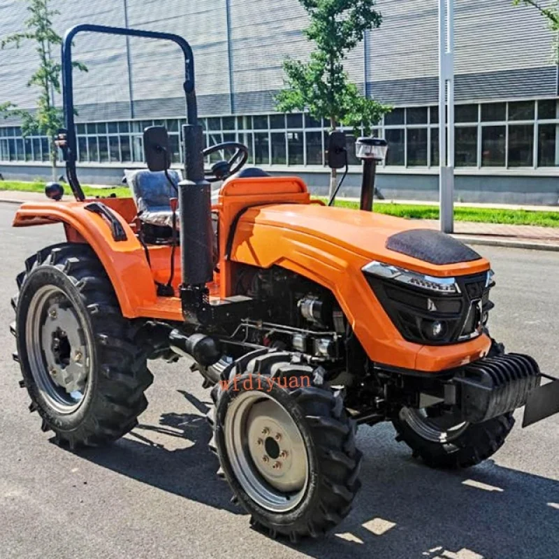 China-Made: Boerderij Kleine Import Landbouw Goedkope 4X4 Wiel Tractor Dieselmotor Landbouw Mini Boerderij Werkende Tractor Te Koop