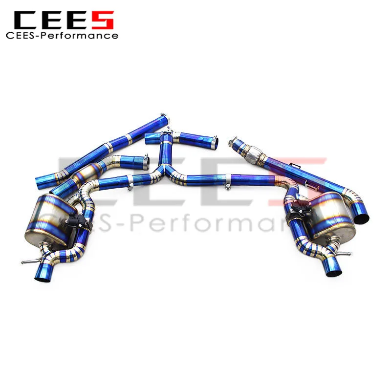 

CEES Valvetronic Catback для Mercedes-Benz E300 W213 2.0T 2015-2023 Глушитель Выхлопная труба Электронный клапан Выхлопная система