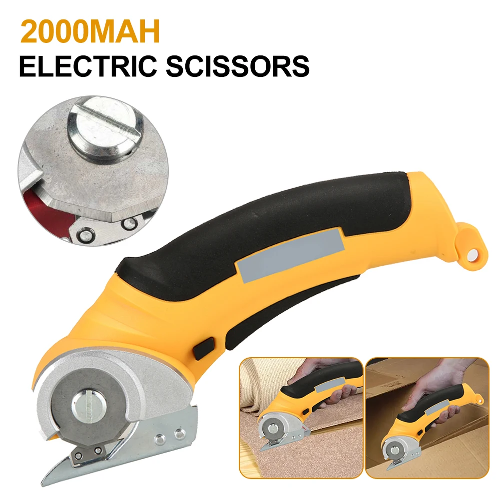 NEW 170W Cordless Electric Scissors Handheld Multifunctional Electric Cutting Tool For Home Fabric/Leather/Cloth Sewing Machine