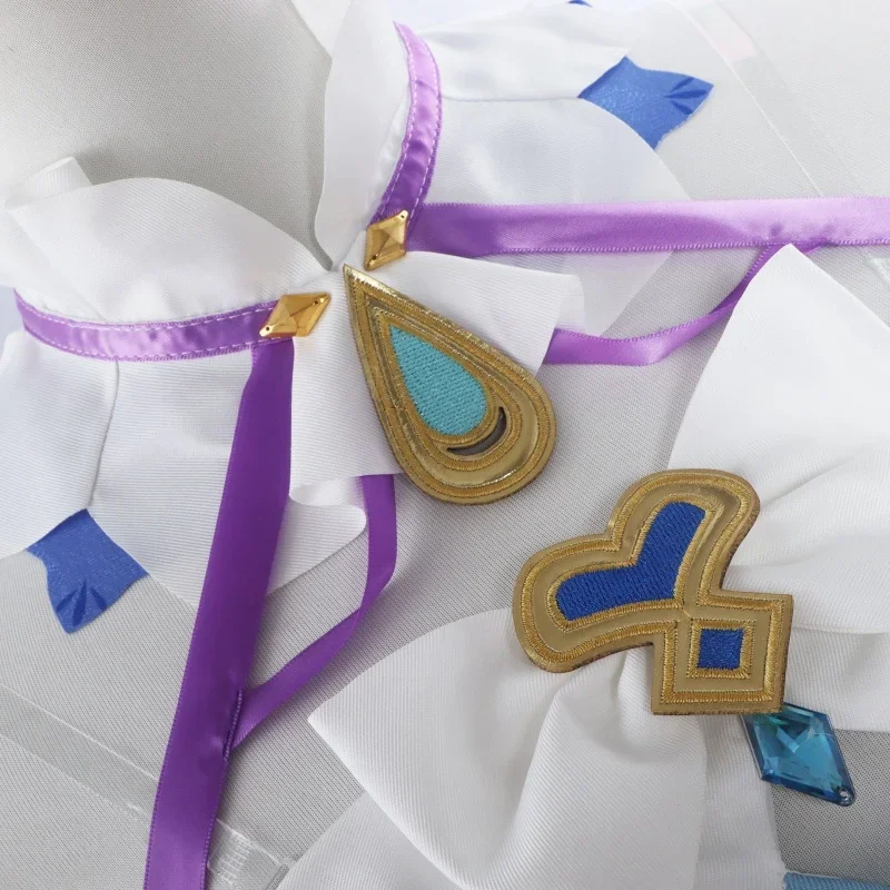 Nicou Cosplay Kostüm Feder von Sabaa Kleid Uniform Tänzer Kopfbedeckung Halloween Party für Frauen Mädchen