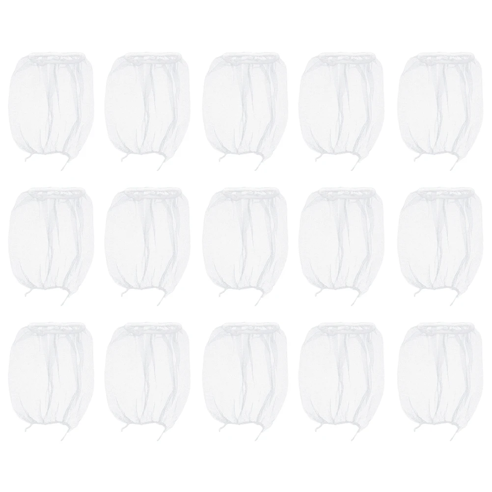 

200 Pcs Sink Mesh Bags Strainer Disposable Polyester Filter Kitchen Drain Waste Fine Hole Garbage Separator Restaurant Cleaning