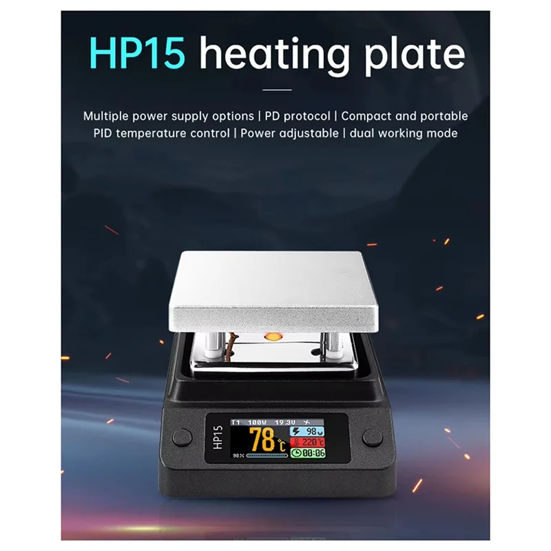 A84X-HP15 Intelligent Heating Table Rework Reflow Soldering Station PD Digital Constant Temperature 350℃
