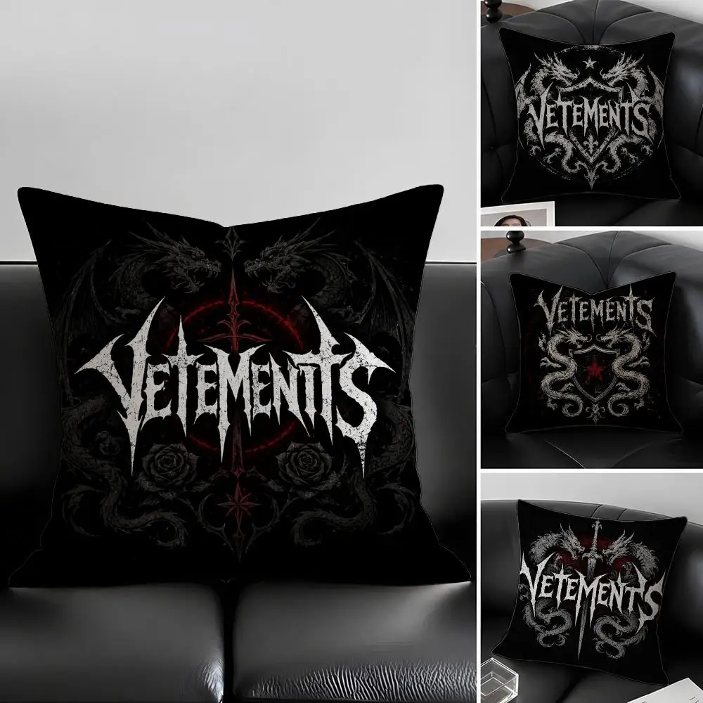 Brand Vetements Cushion Cover Natural Linen Pillowcase Set, All-in-One Decor for Sofa, Bedroom & Chair