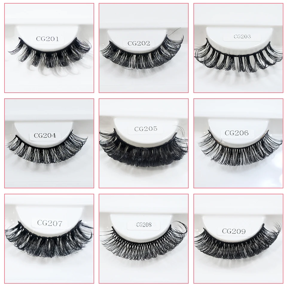 Pestañas con volumen híbrido clásico, pestañas postizas de maquillaje con tira rusa corta, novedad de 2022