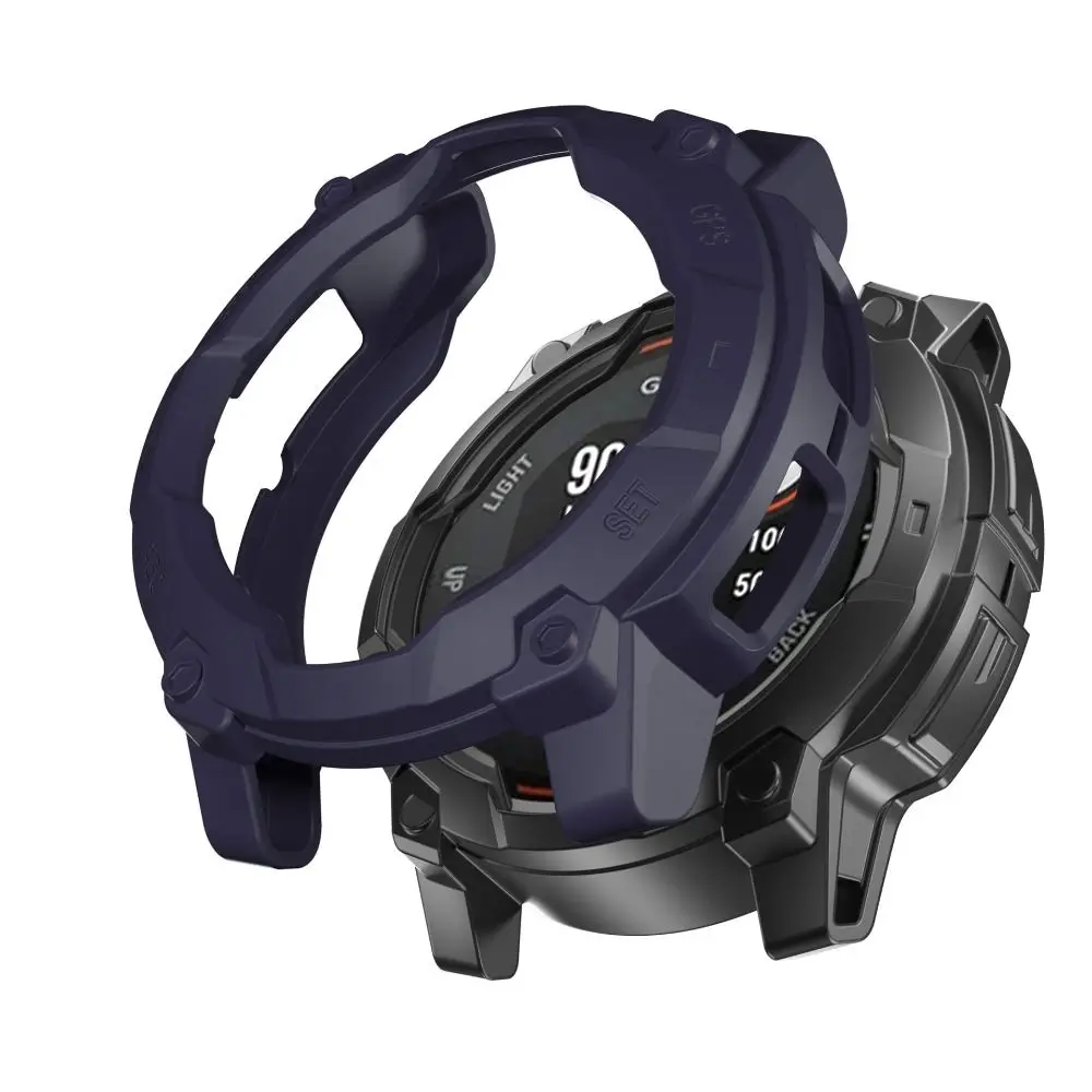 جديد حافظة واقية من البولي يوريثان مقاومة للصدمات ومضادة للخدش غطاء ساعة حامي ناعم حافة شل لملحقات Garmin Instinct 3 45/50 مللي متر #2