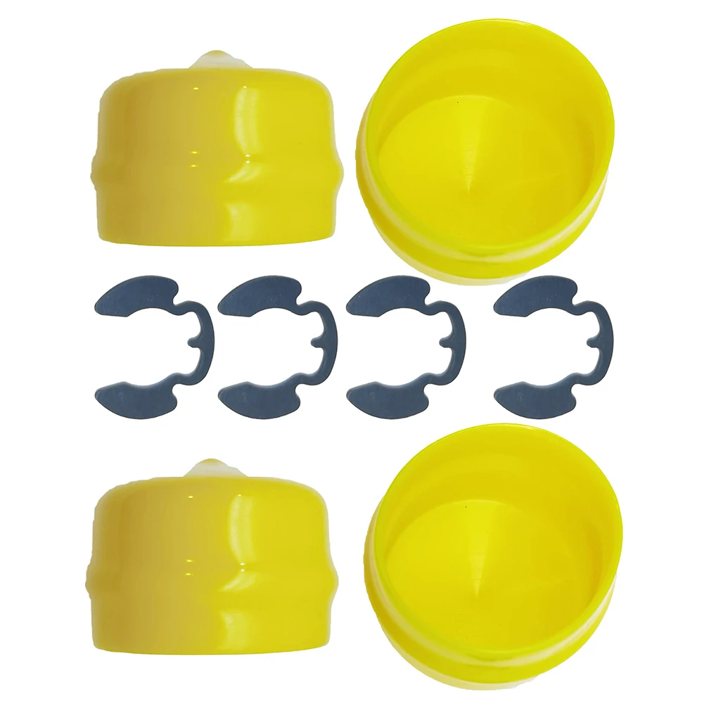 Bearing Cover Axle Cap Lawn Mowers M143338/R27434 Garden Replacement Tool Ring Clip Trimmer 4 Snap Ring Kit 4pcs