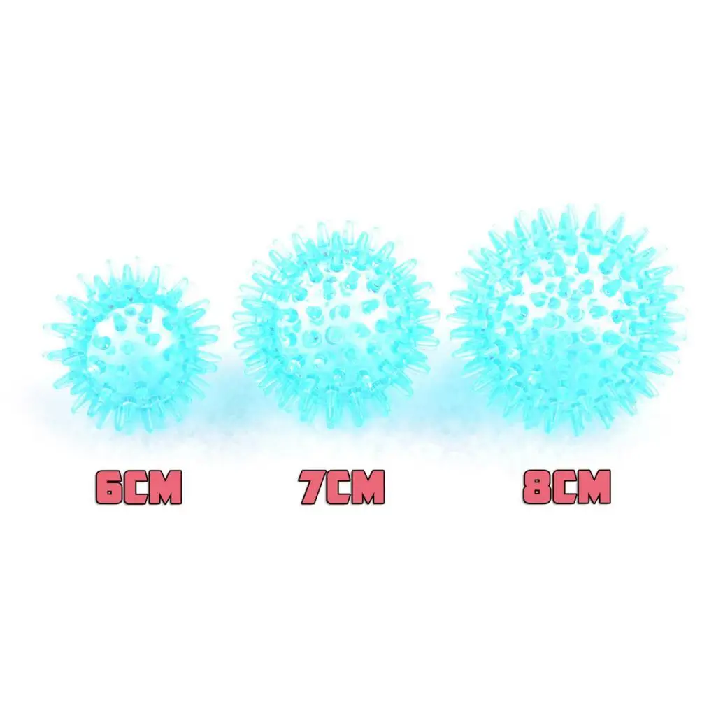 TPR Silicone Trigger Point Release Ball Spiky Stress Relief Massager for Hand Shoulder Leg Pain