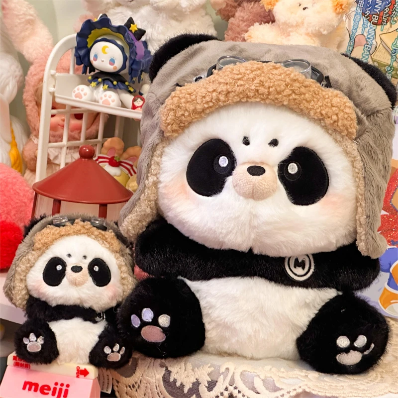 New Limited 10/20cm Cute Little Panda Animal Body Doll Handmade Doll Plushies Stuffed Toy Fans Collection Gift