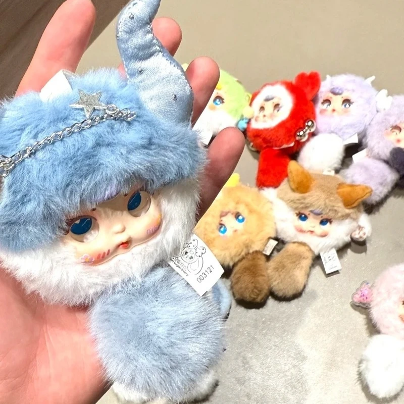 

Enchanting Zodiac Series: Plush Vinyl Face Blind Box Keychain Charms - Ideal for Girls' Collection and Birthday Gifts