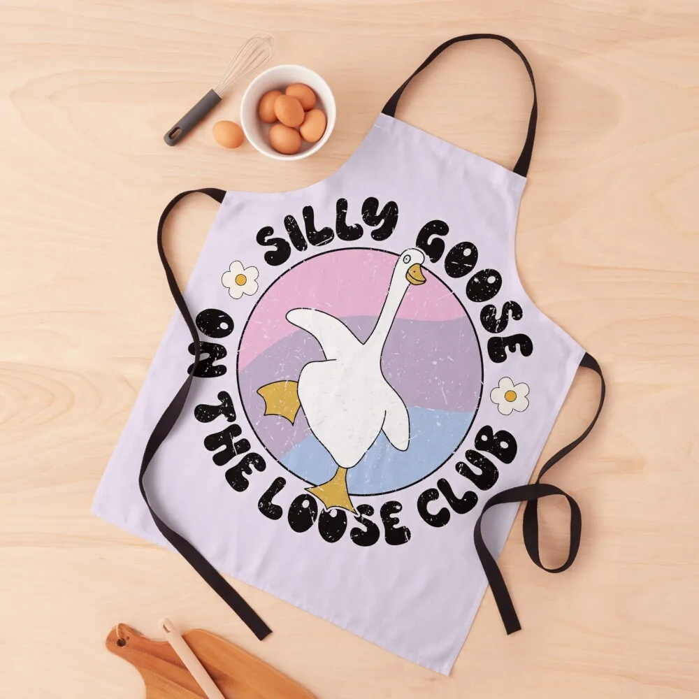 

Silly Goose on the Loose Club Apron Camping Utensils For Kitchen New year's Apron