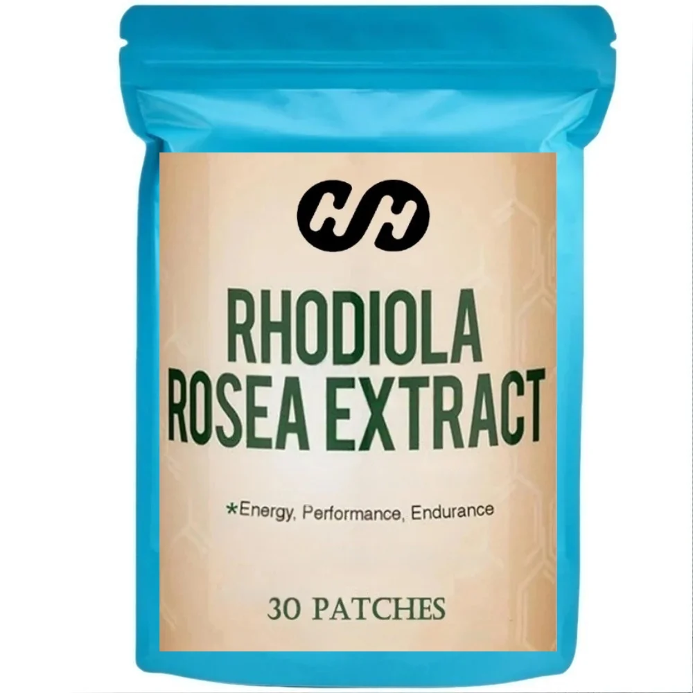 30 Patches Rhodiola Rosea Transdermal Patches with Ashwagandha Support Healthy Energy Levels and Stamina