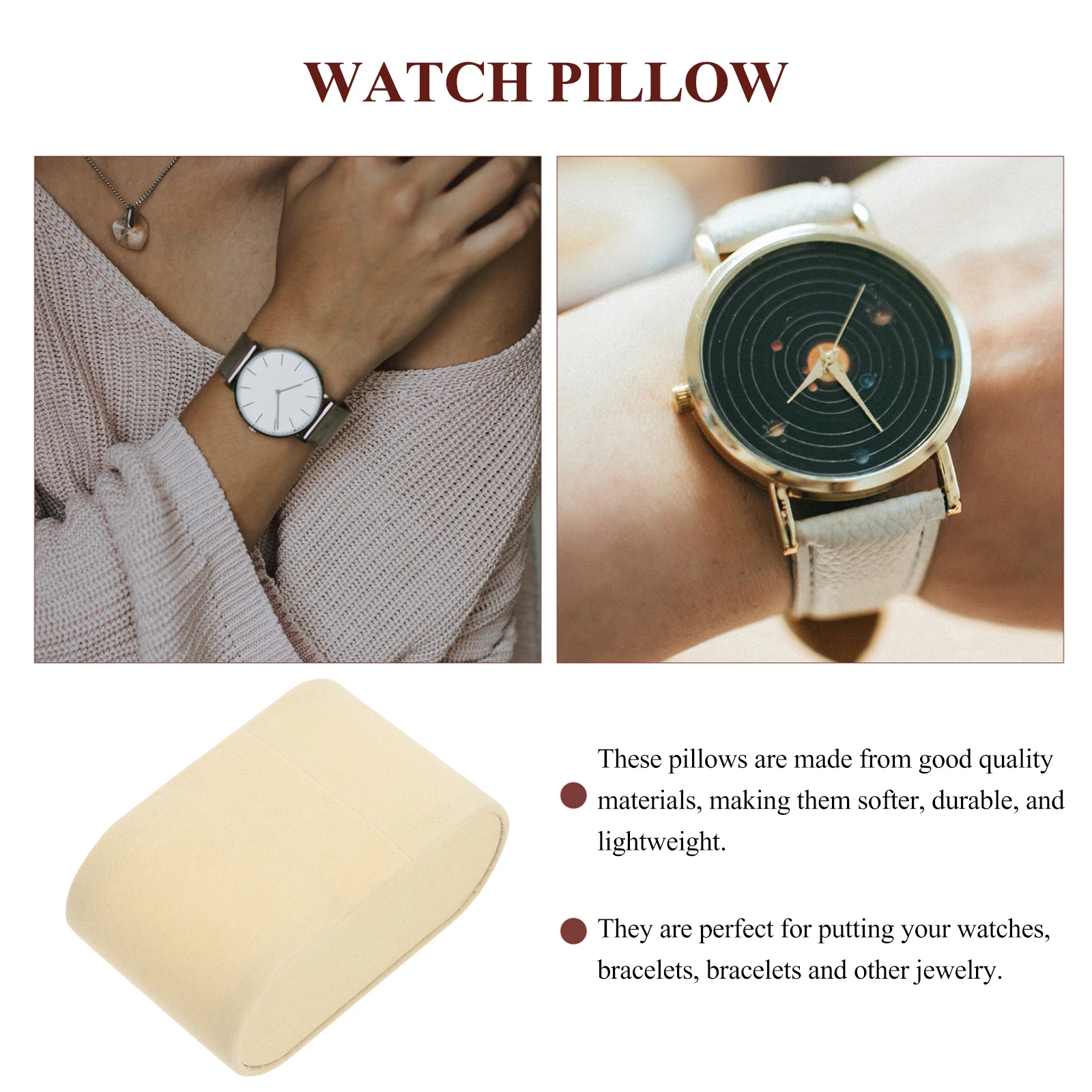 5 قطعة عرض المجوهرات الوسائد الإسورة سوار وسائد ل صندوق ساعة حقيبة للتخزين وسادة عرض البيع بالتجزئة ديكور المنزل #3