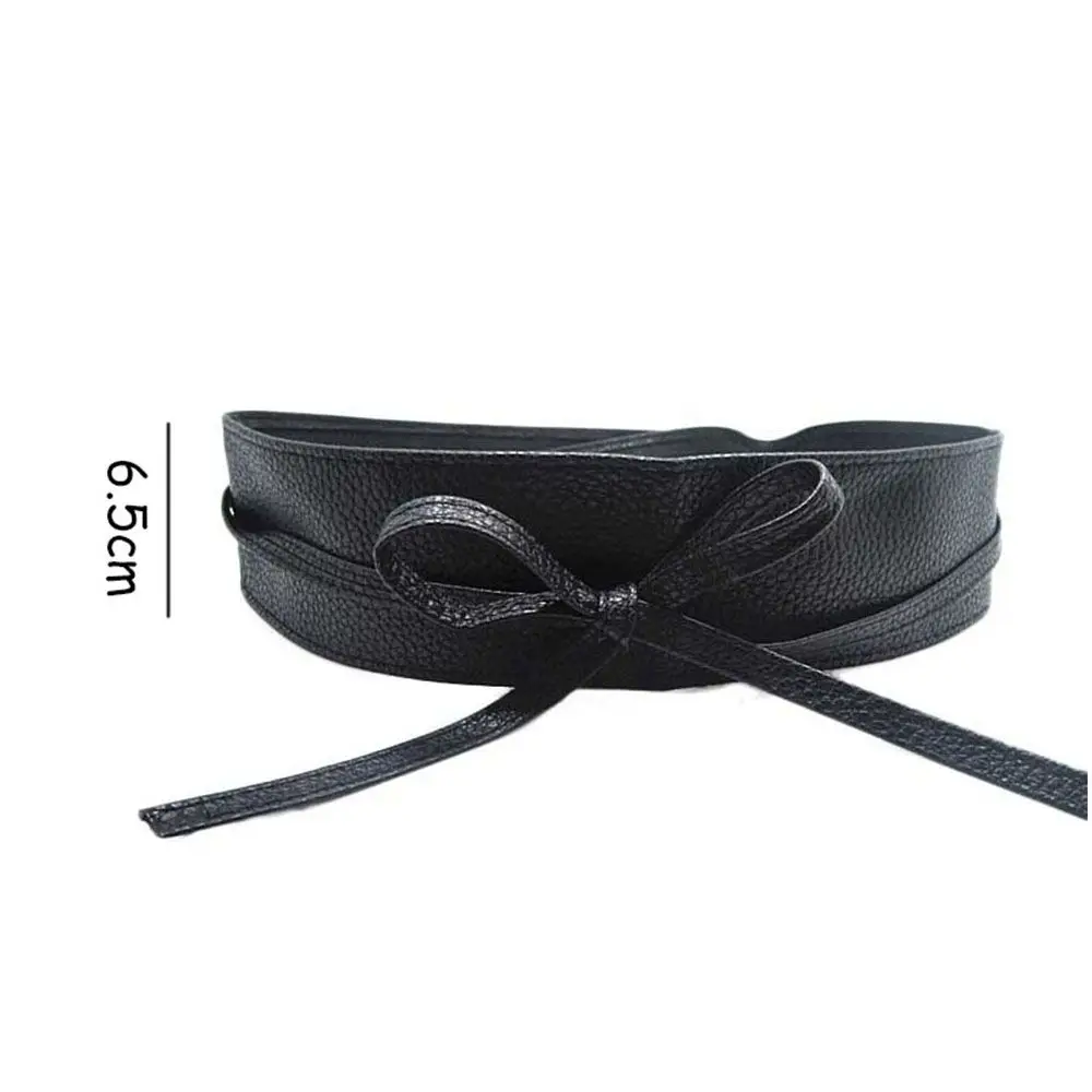 Ceinture de smoking en cuir souple pour femme, ceinture à nœud, ceinture ronde, ceinture à la taille, élégante, sexy, femme, fille