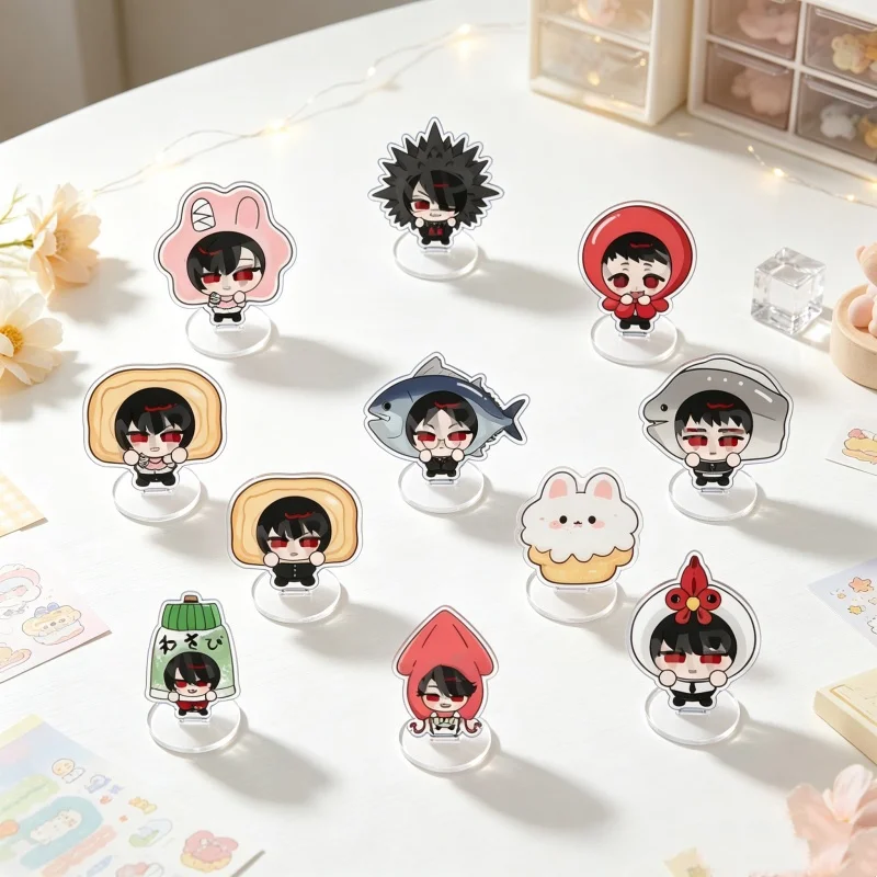 Owen Anime Game 10CM Mini Acrylic Stand Figure KeychainOsaki/Ariake/Shinbashi/Takeshiba Animation Peripheral FACTORY STORE Gifts