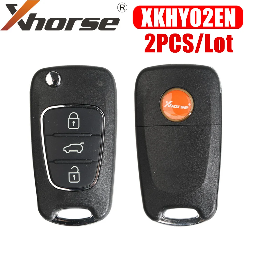 

Xhorse XKHY02EN Wire Remote Key for Hyundai Type 3 Buttons 2PCS/Lot