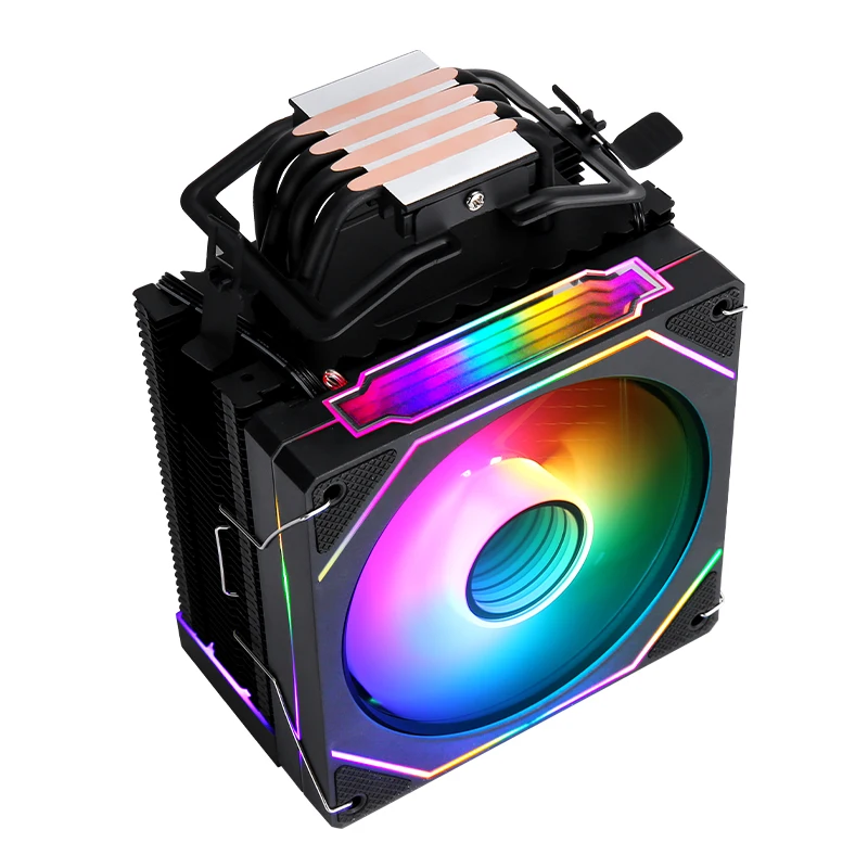 XUANFENG Compatible LGA115x 1200 2011 x79 x99 AMD Efficient Cpu Cooler Black 120mm ARGB Fan 4/6 Heat Pipe Air-cooled Ventilator - Image 3