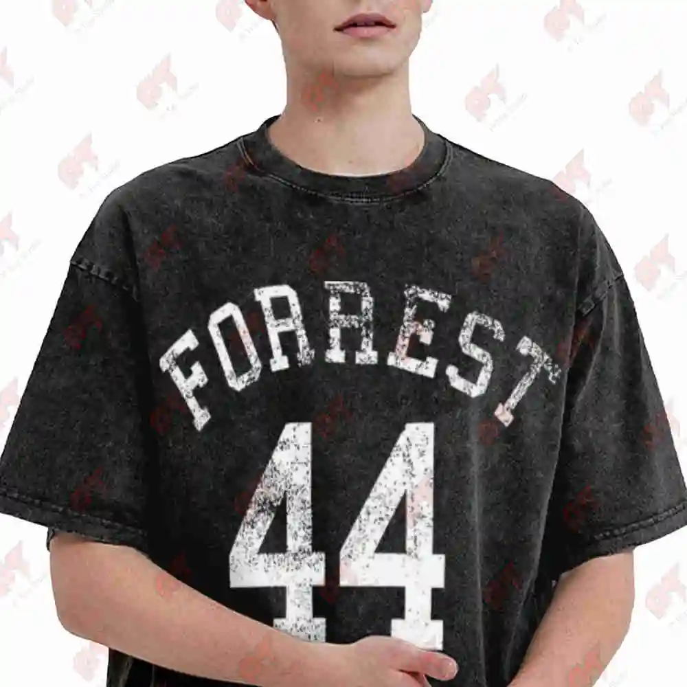 Forrest Gump 44 Vintage Washed Tee Pure Cotton T-Shirt