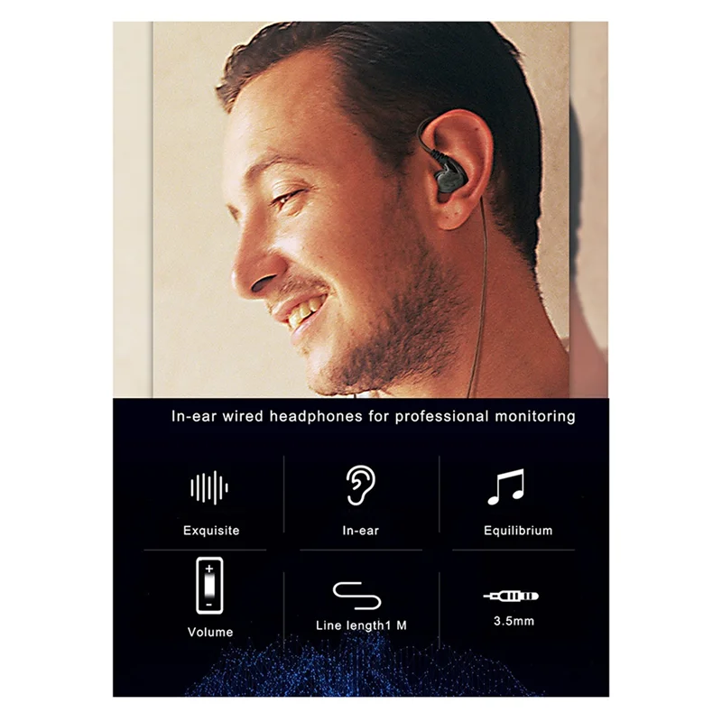 AF91-UHF Wireless In-Ear Monitor System Professional Digital Sound Stage Broadcast Sound Card Outdoor Transmitter Receiver