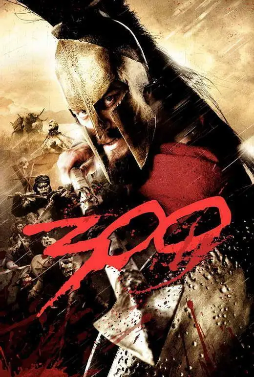 300 Movie Art Picture Print Silk Poster Home Wall Decor