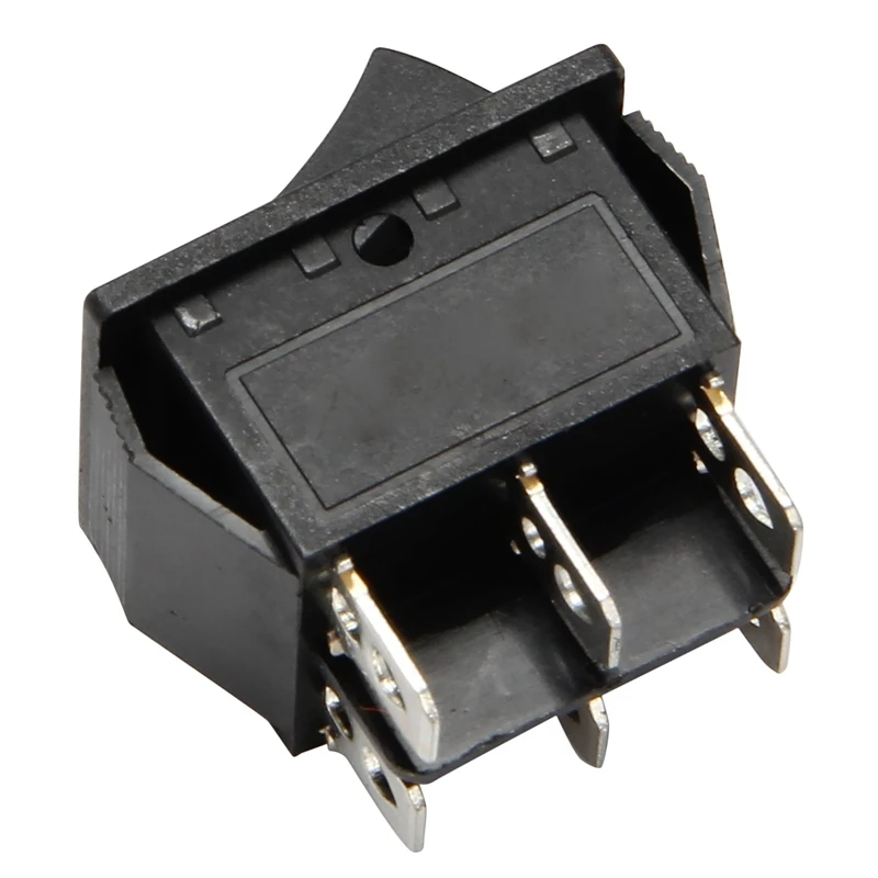 6-Terminals 3 Position ON/OFF/ON DPDT Boat Rocker Switch Double Pole Double Throw 16A 250VAC 20A 125VAC