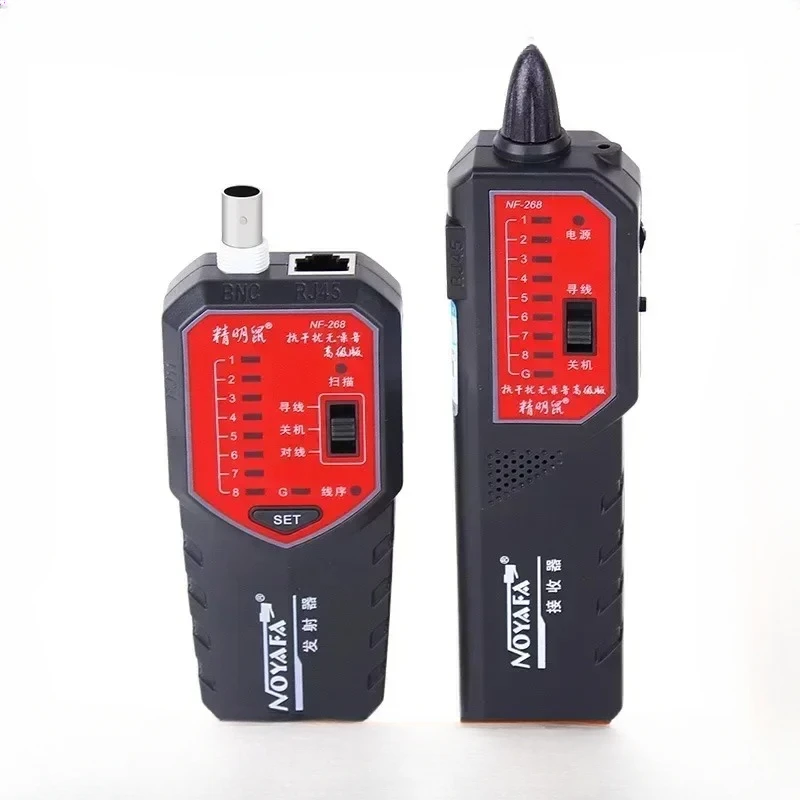 Noyafa NF-268 Network Cable Tester STP/UTP Cable Tracker Support Continuity Test Wire Tracer with Locate Fault Distance