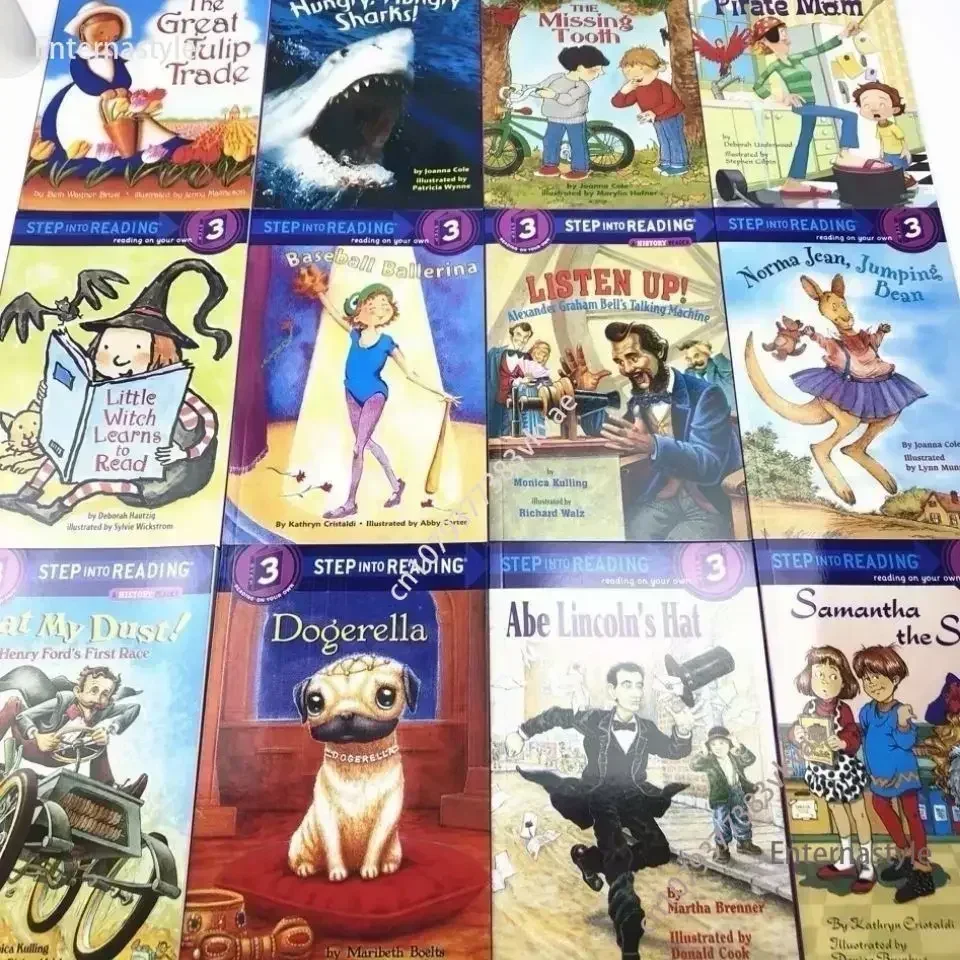 Books of30 Books/set Step Into Reading Level 3 Reading on Your Own 4-12 Year Children's in English Learning Picture Story Books