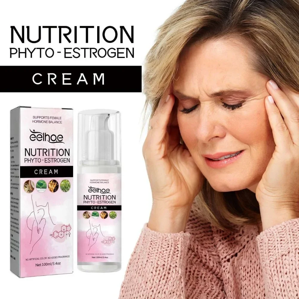 Nutrition Phyto Estrogen Cream 100ml Menopause Menstrual Cycle Support Phyto Estrogen Care Cream Relieve Emotional Fluctuations