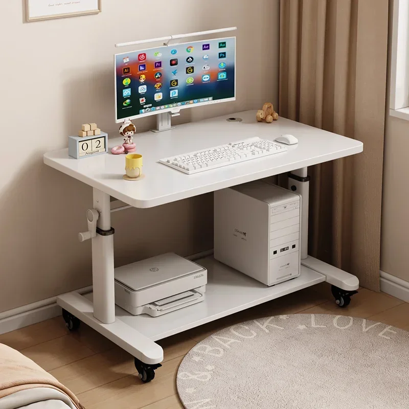 

Lifting Desktop Removable Computer Desk One Action Table Folding Table Study Desk with Inclusion Bed Side Adjustable Table