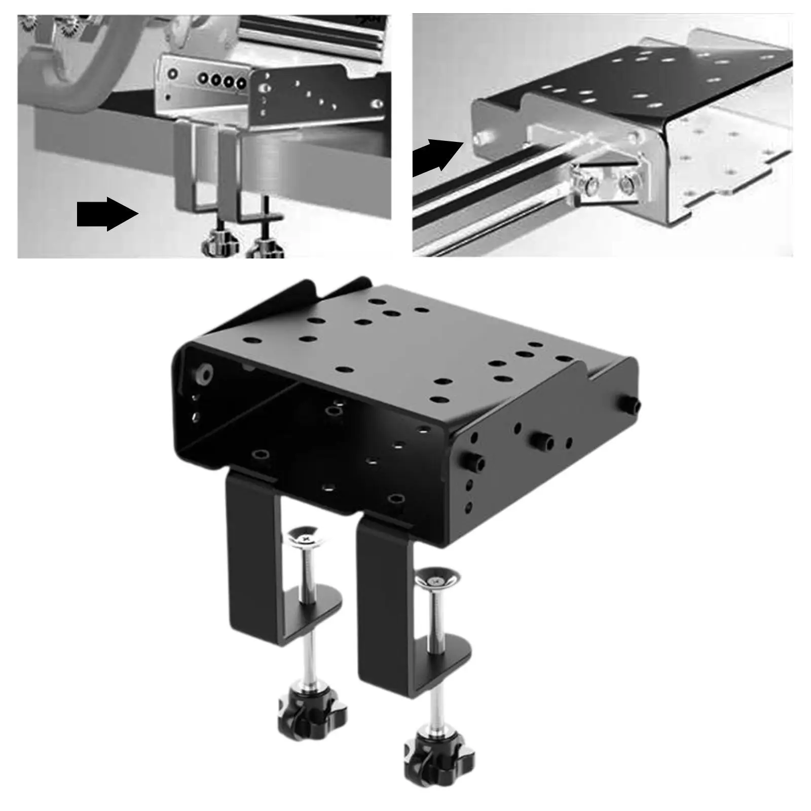 

Steering Race Wheel Desktop Mounting Bracket for up to 7 cm Desktops Mount