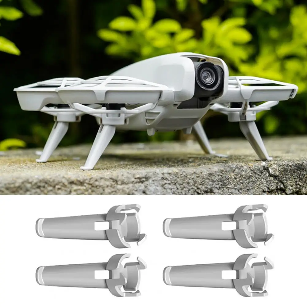 4Pcs Landing Gear Drone Increase Height Extension Legs Set Easy to Install Quick Release Extension Foot Kit