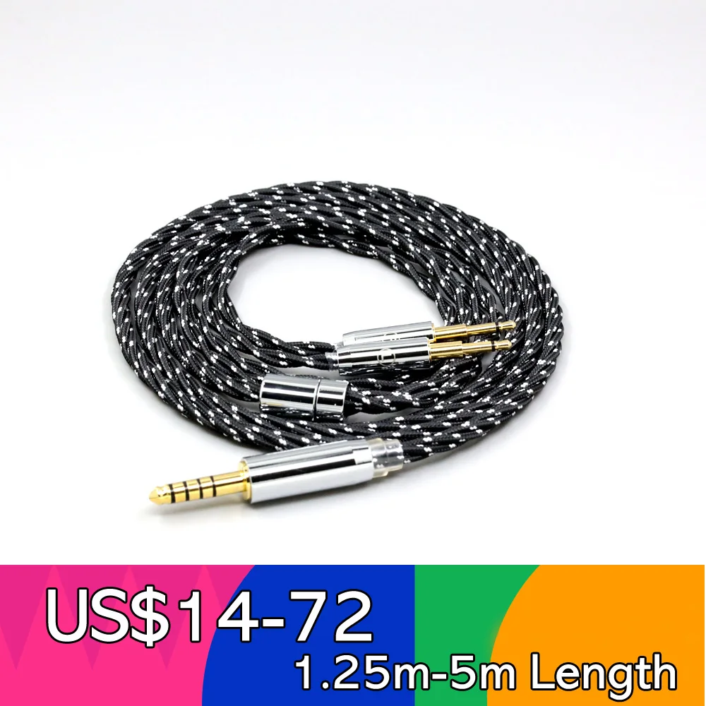 

OCC Mixed OFC Twisting Nylon Earphone Cable For Sennheiser HD477 HD497 HD212 PRO EH250 EH350 2.5mm pin LN008702