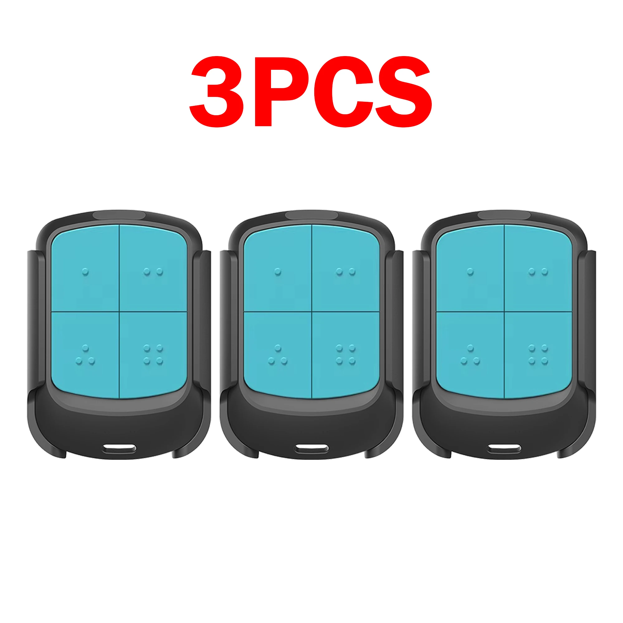 

Compatible ROGER E80 TX52R TX54R TX12 TX14 H80 TX22 M80 TX44R Remote Control 433MHz Fixed Code Garage Door Remote Control 3PCS