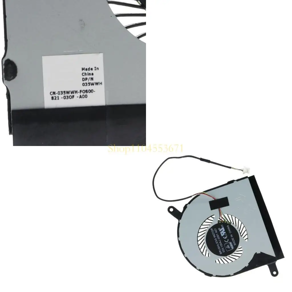 Best Seller 1PC CPU Fan Laptop Cooling Fan DC5V 4pin CPU Cooler for Dell 17 7773 7778 7779 Notebook Heatsink Part