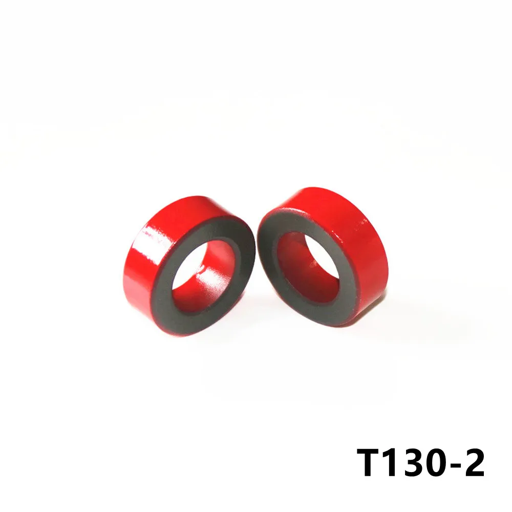 T130-2 Iron Ferrite Toroid Cores 33*20*11 mm For Inductors Iron powder Core Red Ring Low permeability