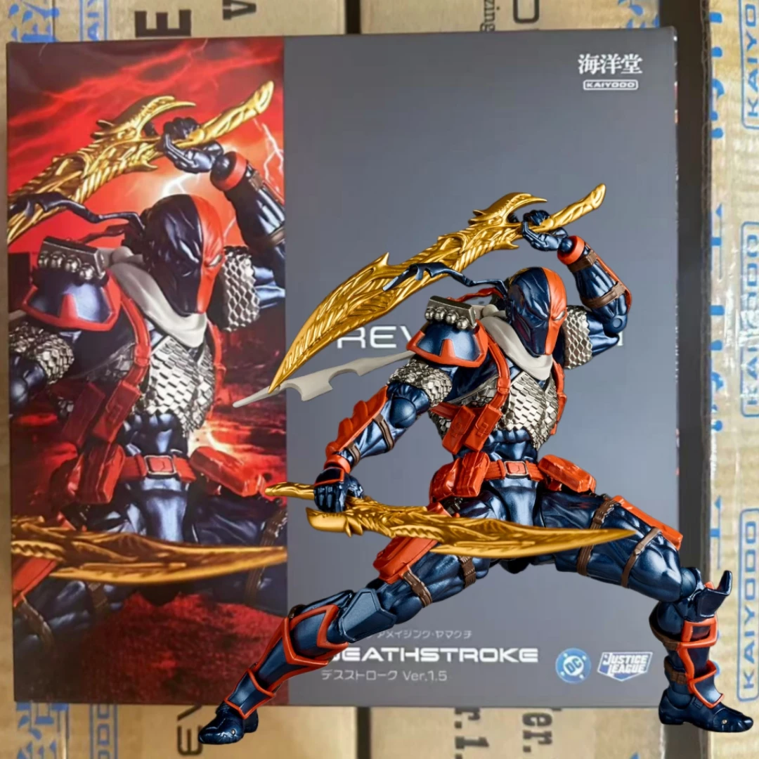 Revoltech Deathstroke Slade Joseph Wilson Action Figure Kaiyodo Amazing Yamaguchi Terminator Figures GK Collection Model Toys