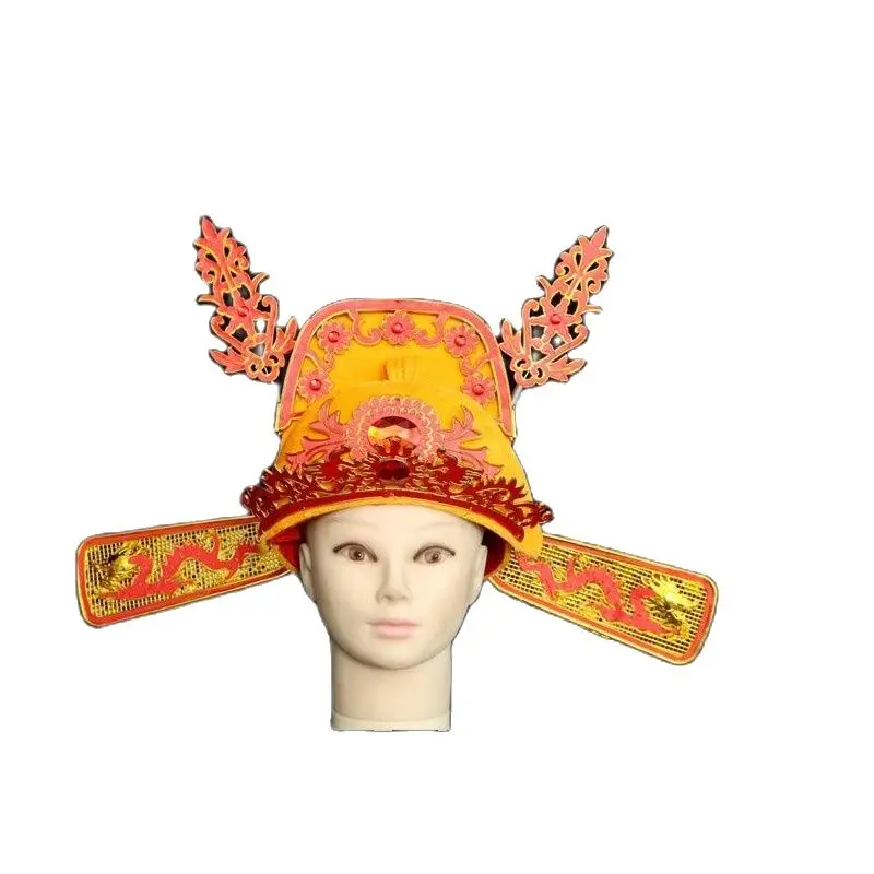 Chinese Drama Headwear Head Piece Groom Accessories Opera Hat Vintage Wedding Crowns For Costume Headdress