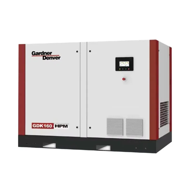 GDK Series 90-160kW Permanent Magnet Variable Frequency Drive Screw Air Compressor IE5 High Efficiency
