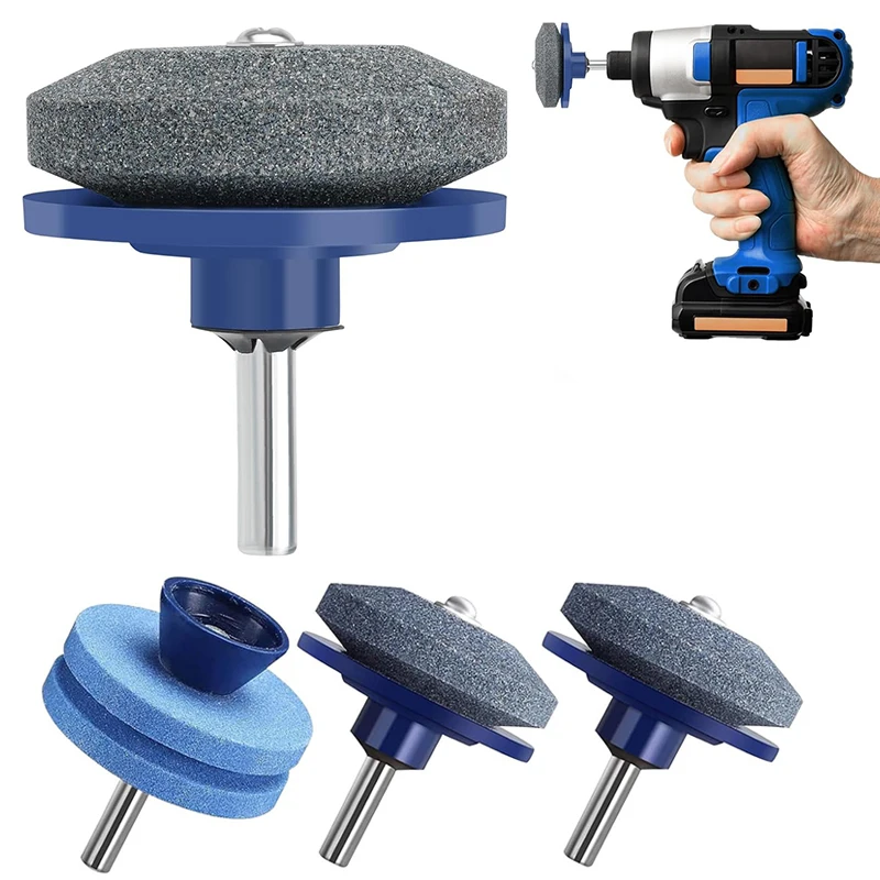 Sharpening Made Easy: Electric Lawn Mower Sharpener With Wear-Resistant Grinding Head And Whetstone Sander