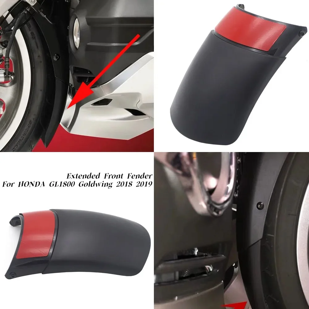 FOR HONDA Goldwing GL1800 GL 1800 Motorcycle Accessories ABS Injection Fairing Front Fender Lengthening Splash Extend