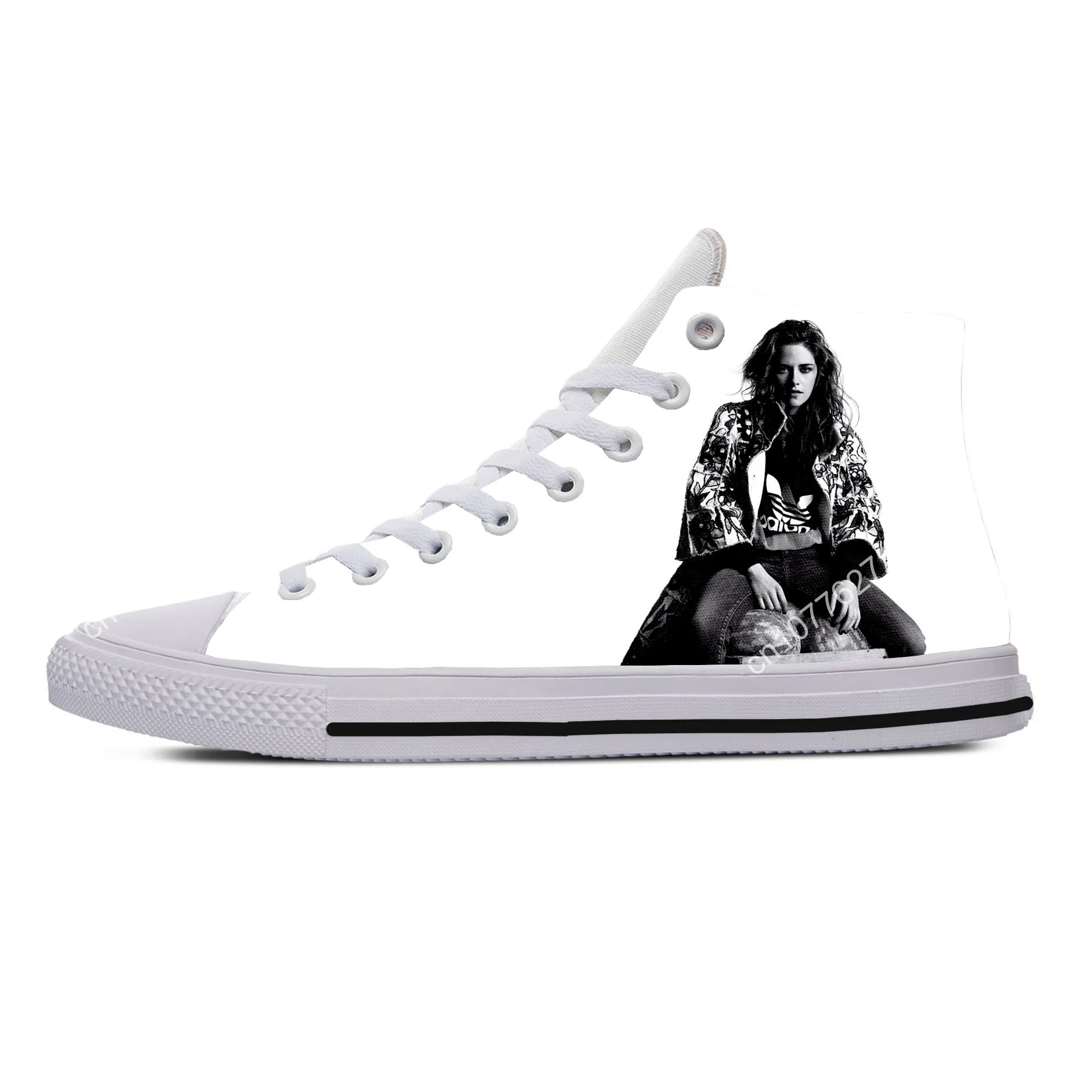 Hot Latest Fashion Kristen Stewart High Sneakers Men Women High Quality Handiness Casual Shoes High Top Classic Board Shoes