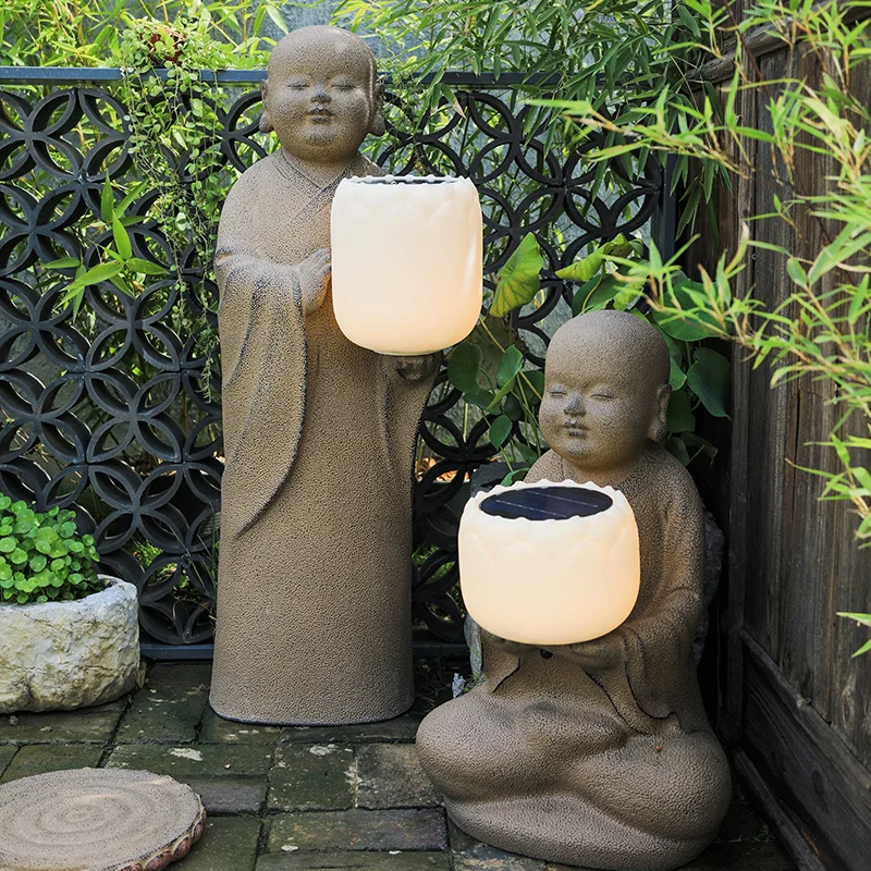 

Chinese solar garden light outdoor lawn decorative landscape sensor garden ornament