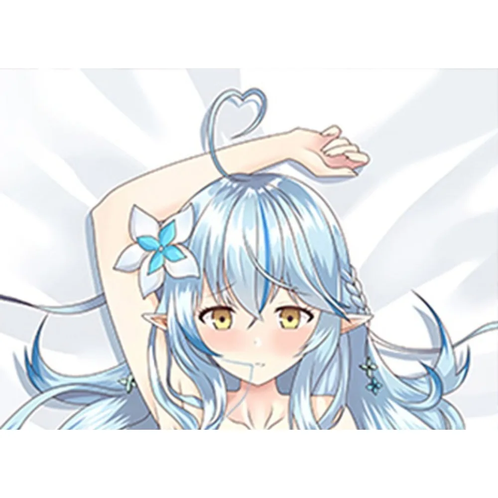 Yukihana Lamy Anime Girl Dakimakura Cover Double Sided Print Long Body Pillowcase
