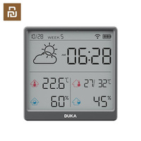 Youpin DUKA Digital Home Indoor Temperature Humidity Meter LCD Digital Thermometer Hygrometer Sensor Gauge Weather Station Tools