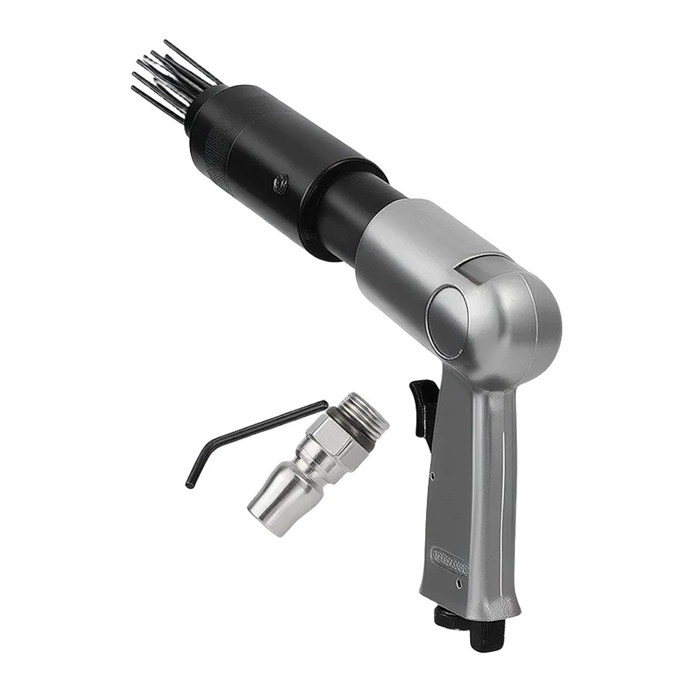 for Air Hammer Tool Air Needle Scaler As Show 19 Hardened Manganese Steel Needles 3mm Needle Diameter 225mm Compact Body