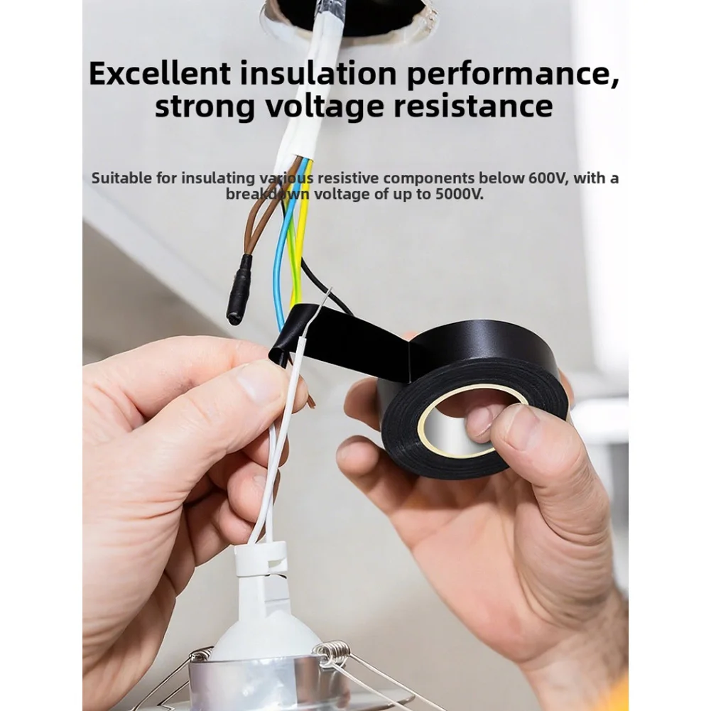 Flame Retardant Electrical Tape Home Office Storage As Shown Electrical Tape PVC Material Multi-purpose Utility