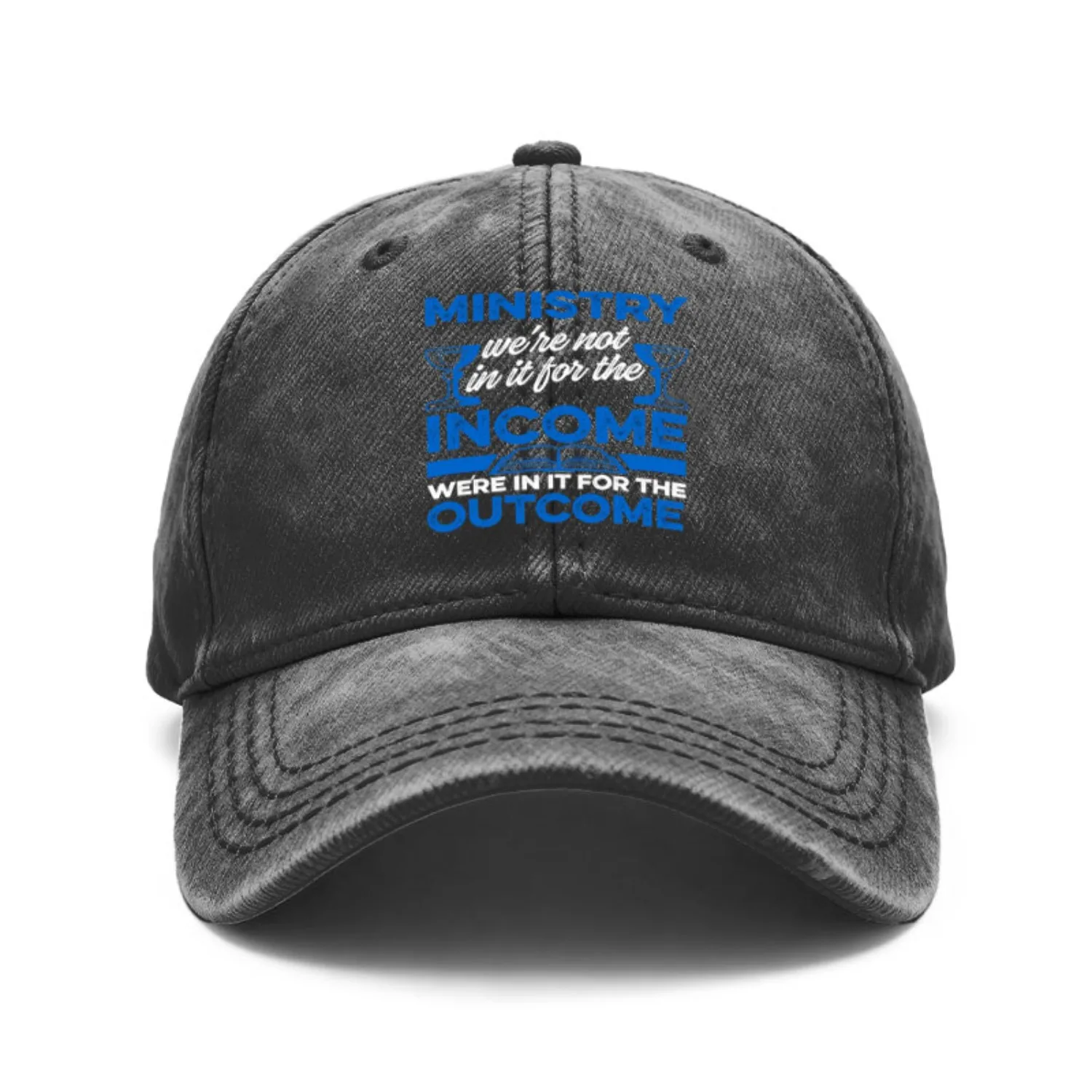 1 Piece Vintage Washed Unisex Baseball Cap with the Text 