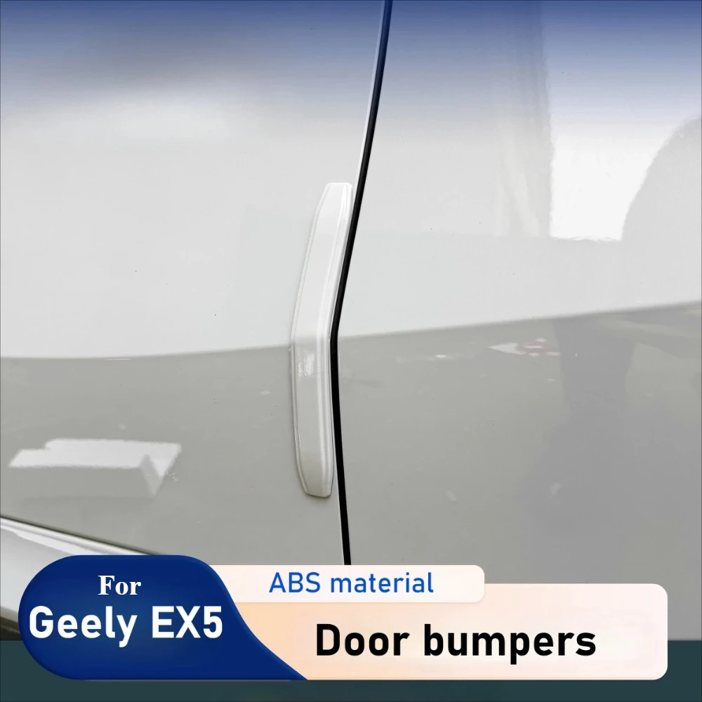 

For Geely Galaxy E5 EX5 4Pcs Door Anti-collision Protection Strip Scratch-proof Car Protective Accessories Body Anti-scratch