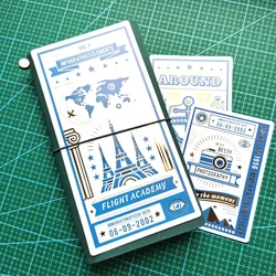 Fromthonic viaggiatori Notebook tappetino per scrivere griglia in Pvc morbido righello pianificatore diario TN accessori cartoleria per studenti