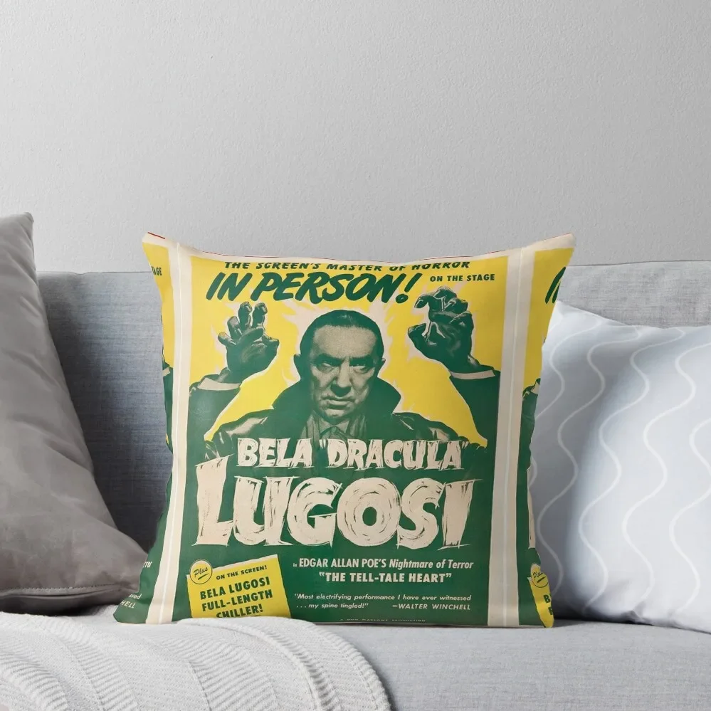 Bela Lugosi - Dracula - vintage horror film poster Throw Pillow Custom Cushion Photo Cushions For Sofa